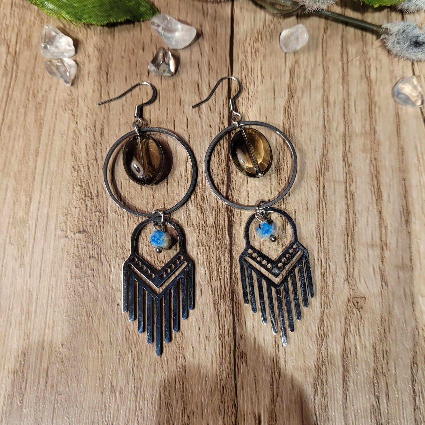 Smoky Quartz Earrings