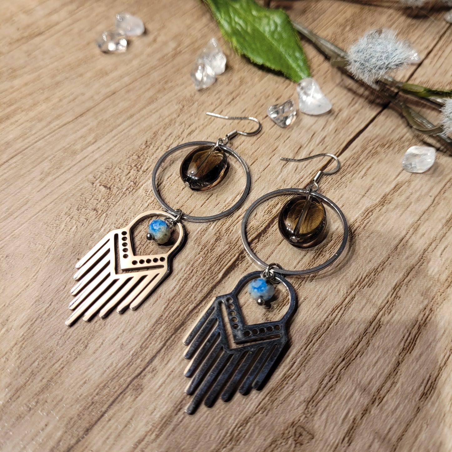 Smoky Quartz Earrings