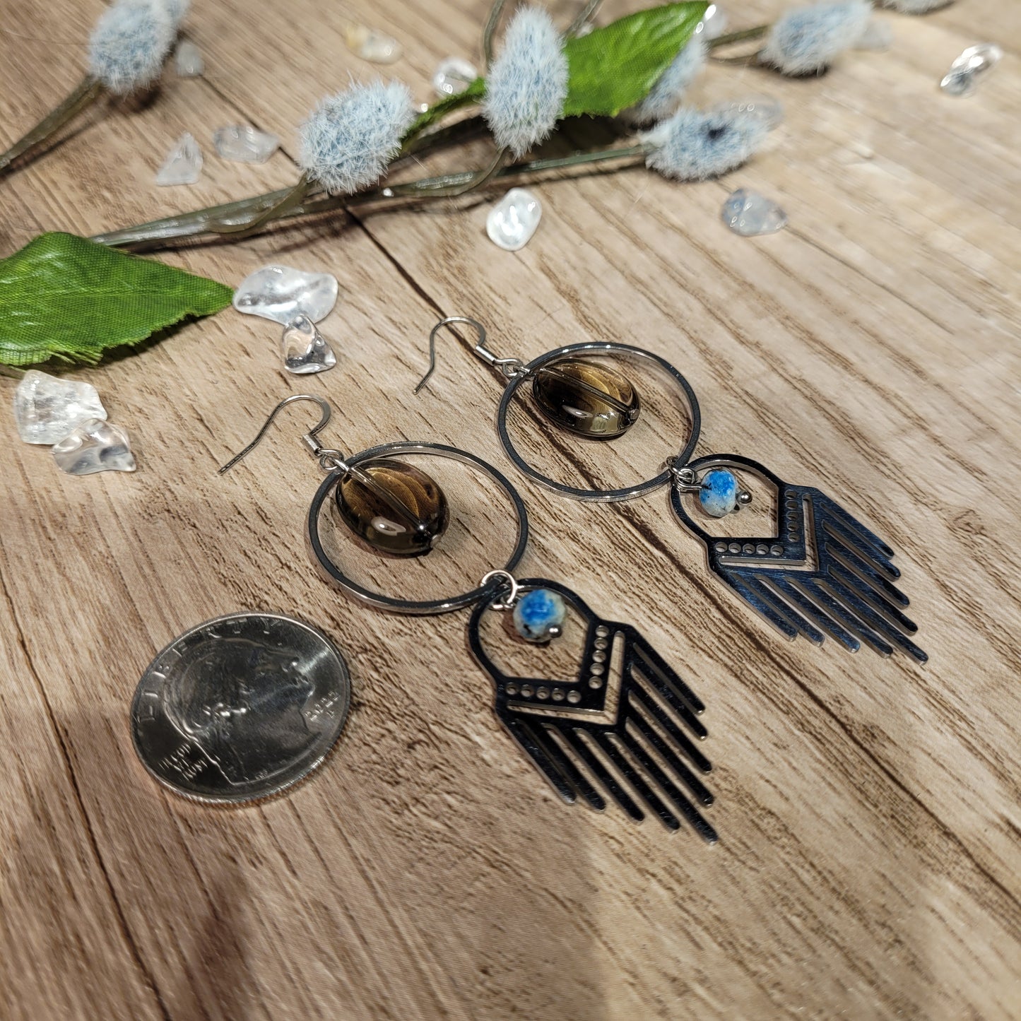 Smoky Quartz Earrings