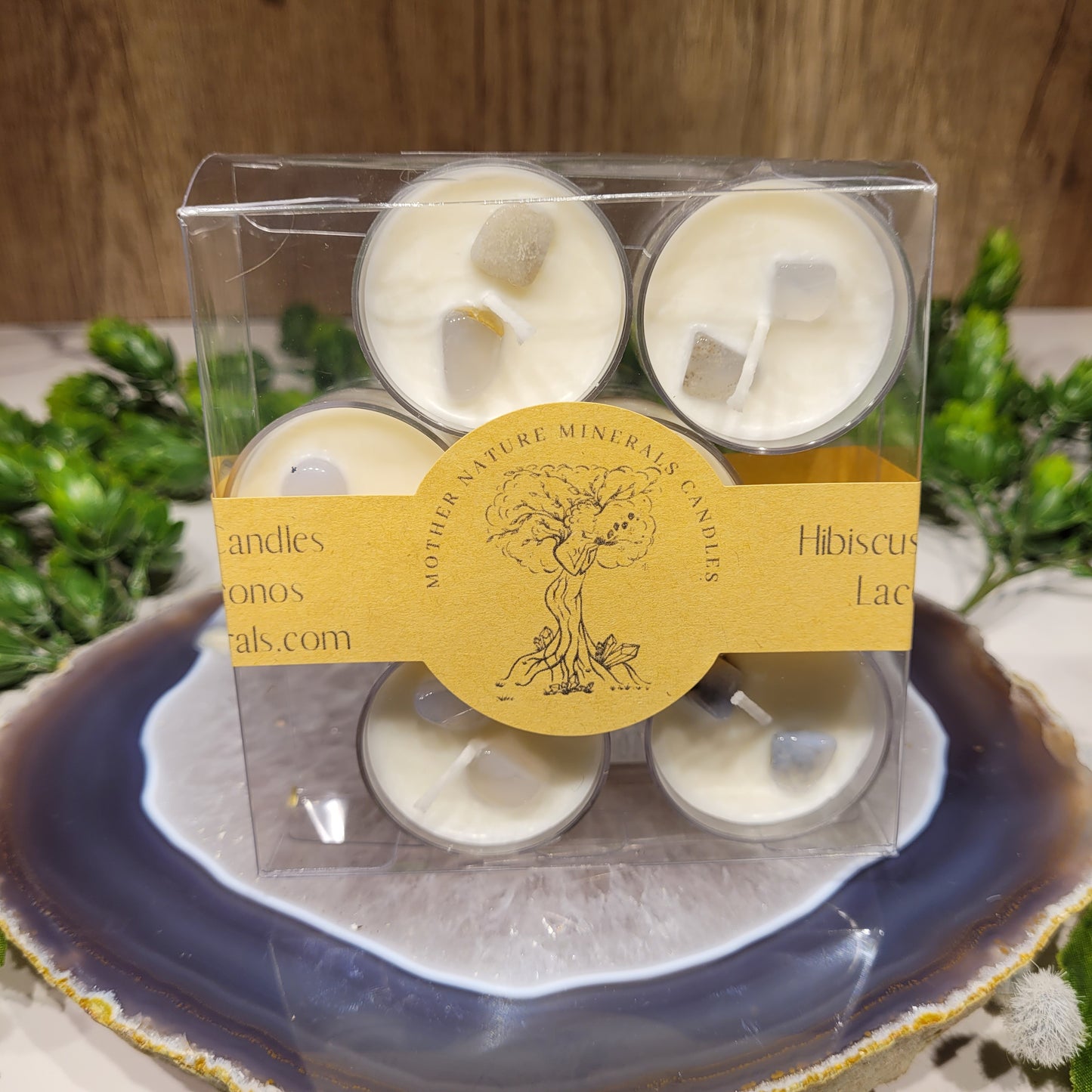 Hibiscus Palm Tealights