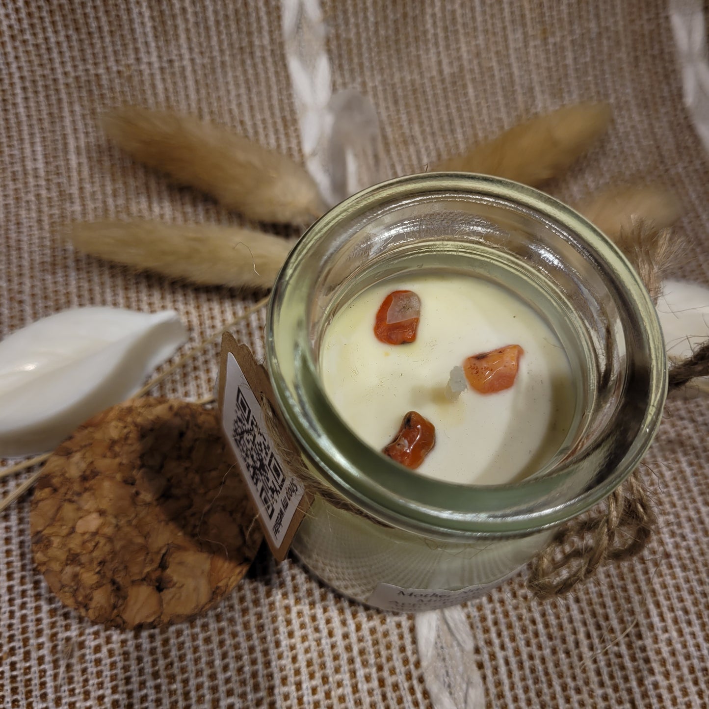 Handmade Soy Wax Crystal Candle
