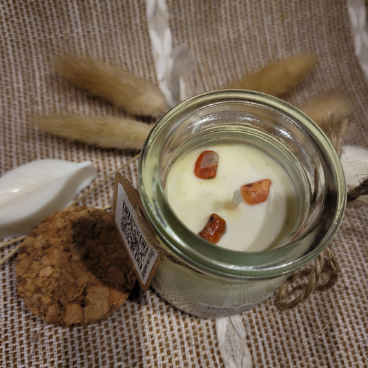 Handmade Soy Wax Crystal Candle