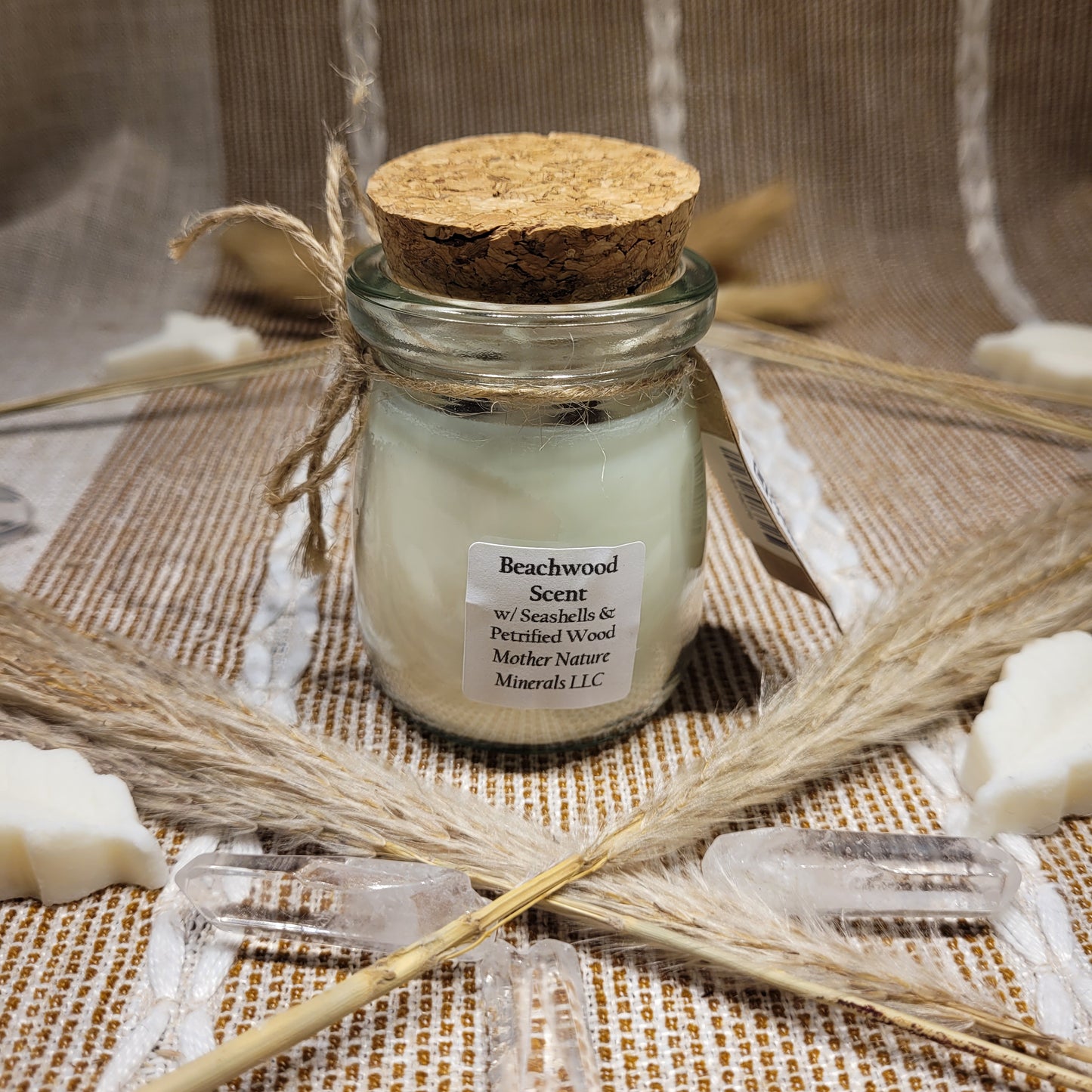Handmade Soy Wax Crystal Candle