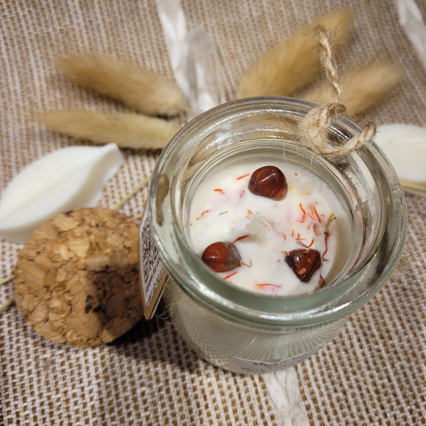 Handmade Soy Wax Crystal Candle