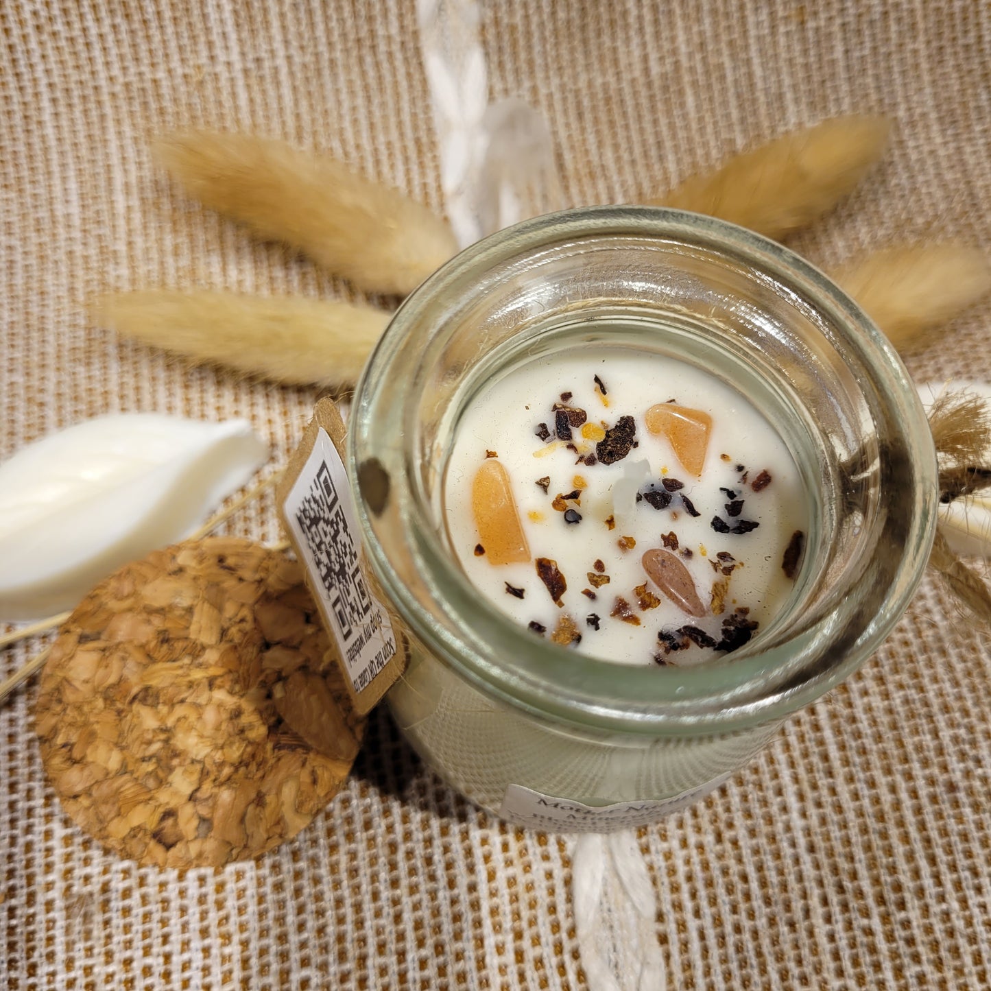 Handmade Soy Wax Crystal Candle
