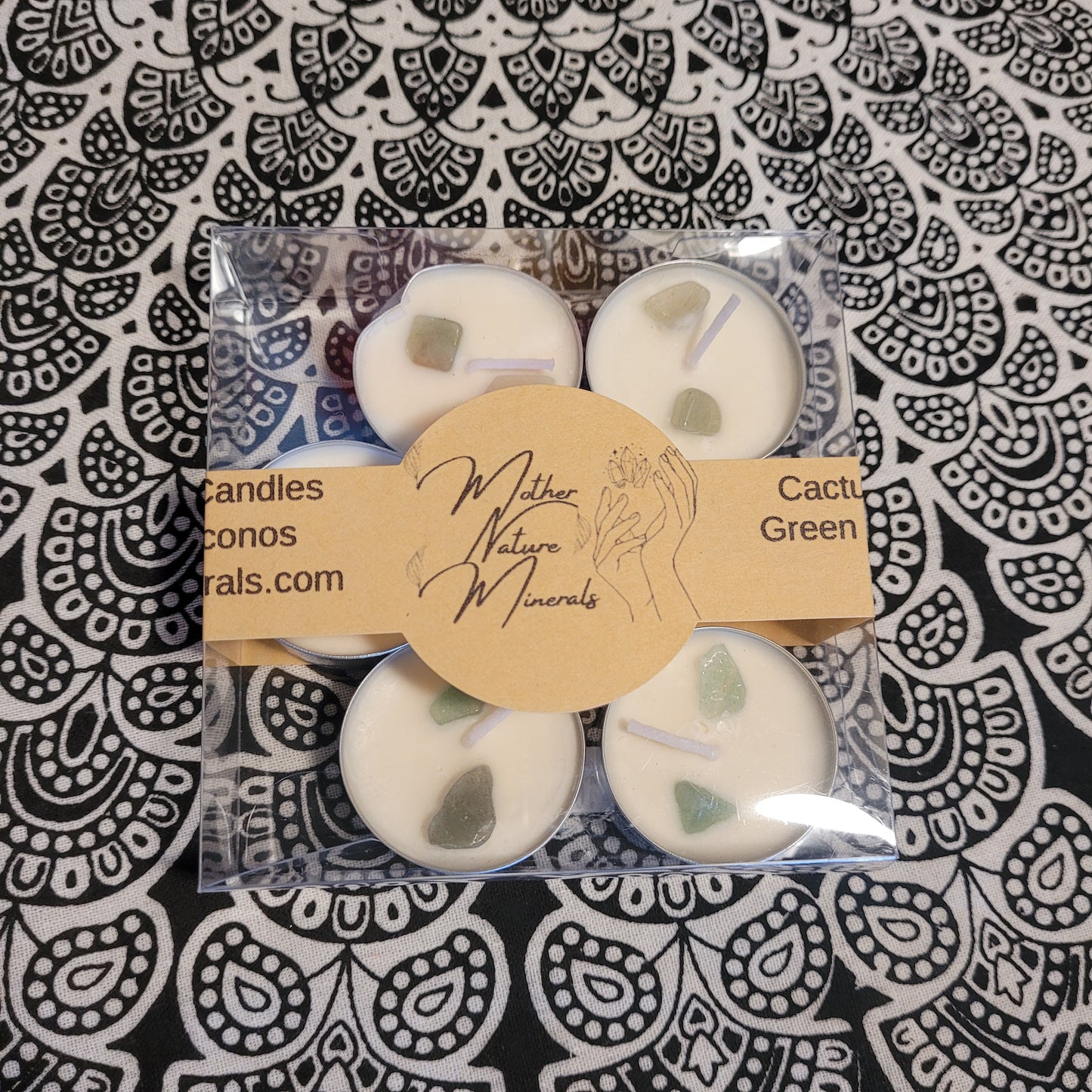 Soy wax crystal tealights