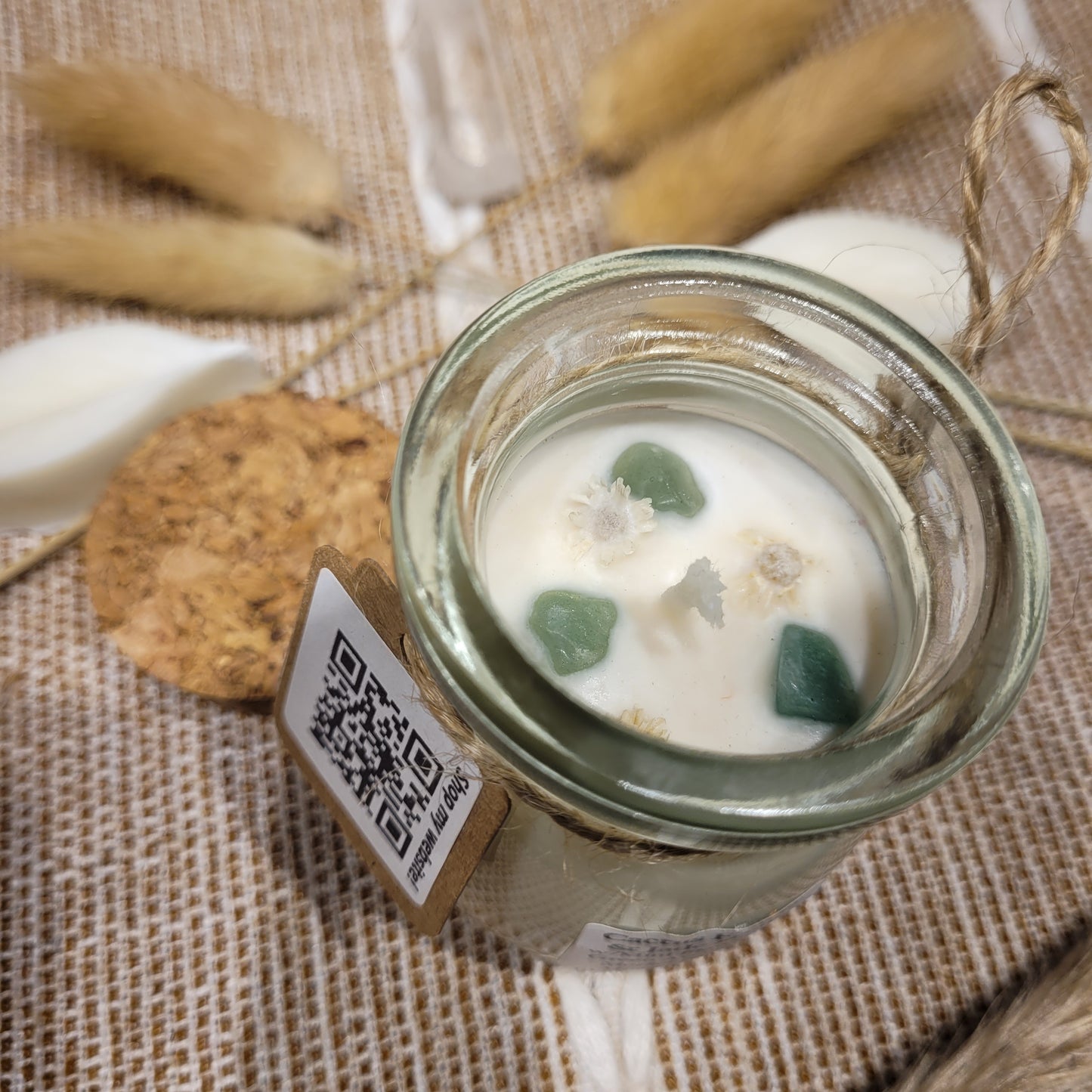 Handmade Soy Wax Crystal Candle