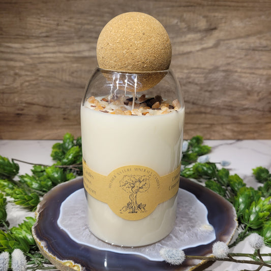 Handmade Soy Wax Crystal Candle