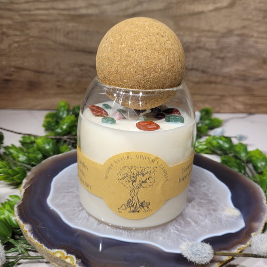 Handmade Soy Wax Crystal Candle