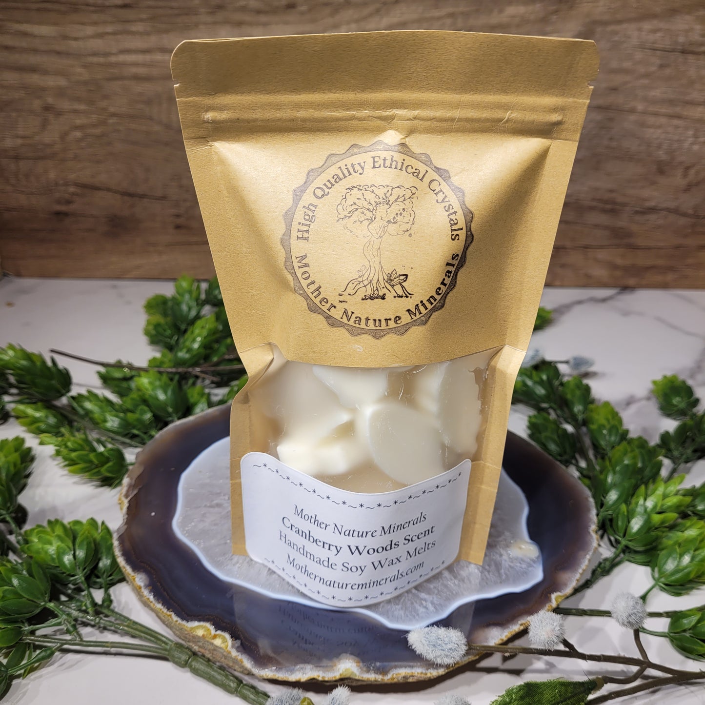 Handmade Soy Wax Crystal Candle