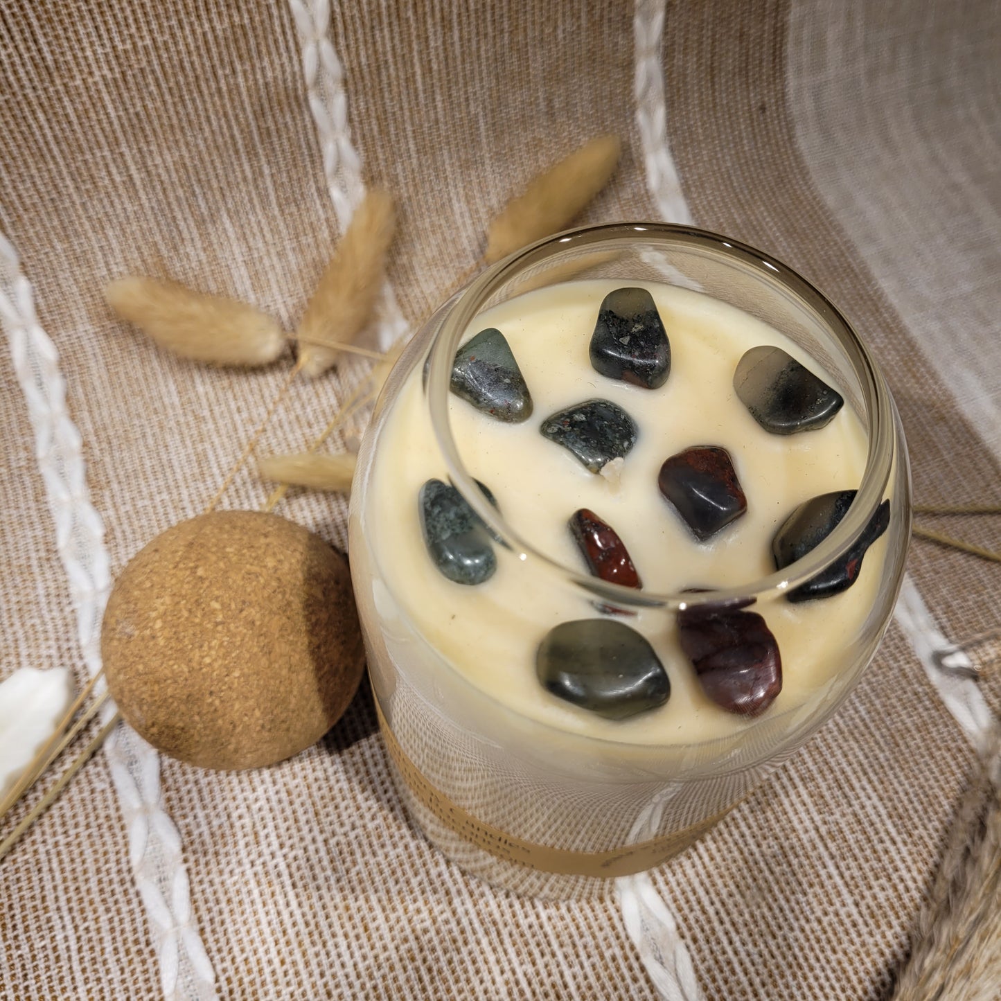 Handmade Soy Wax Crystal Candle