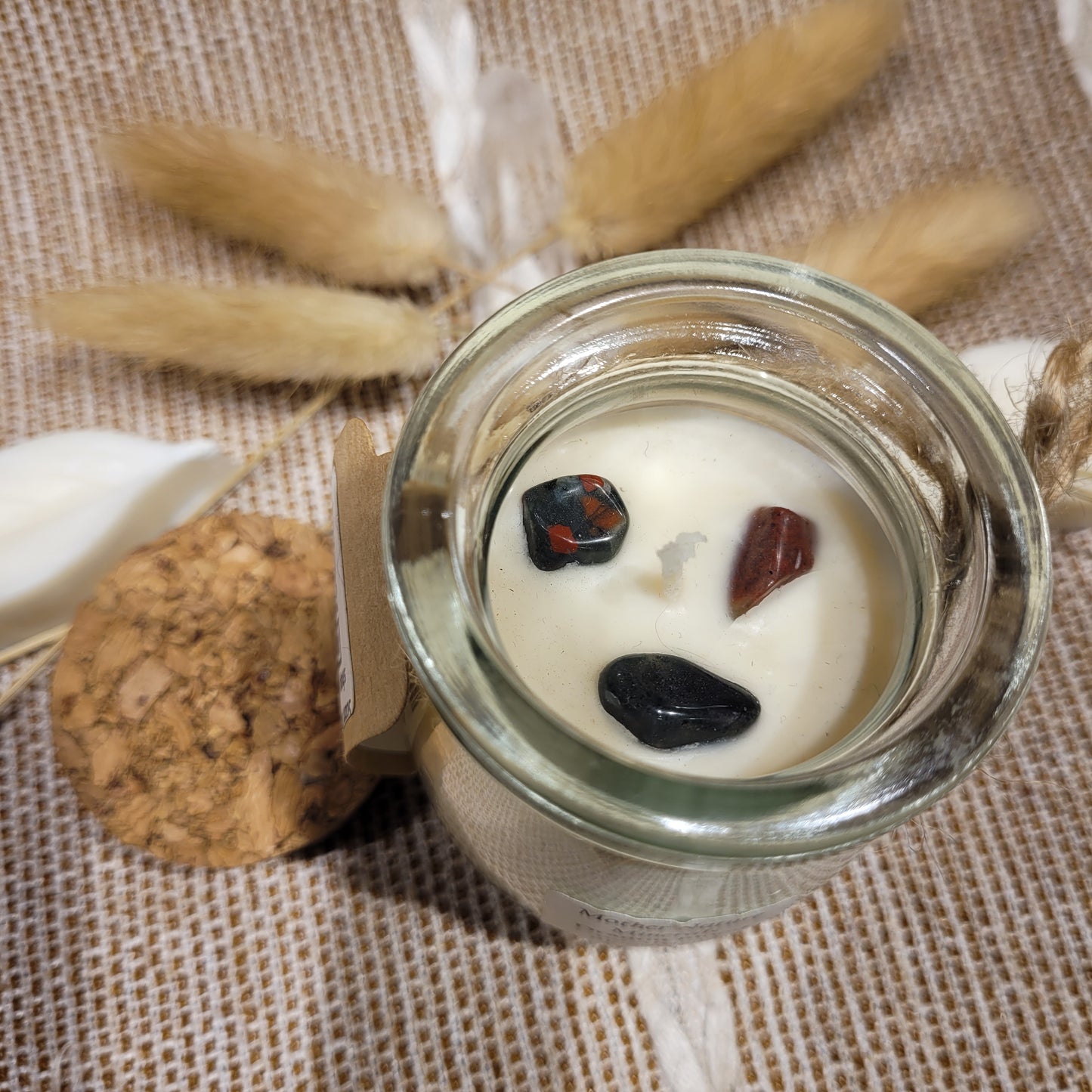 Handmade Soy Wax Crystal Candle