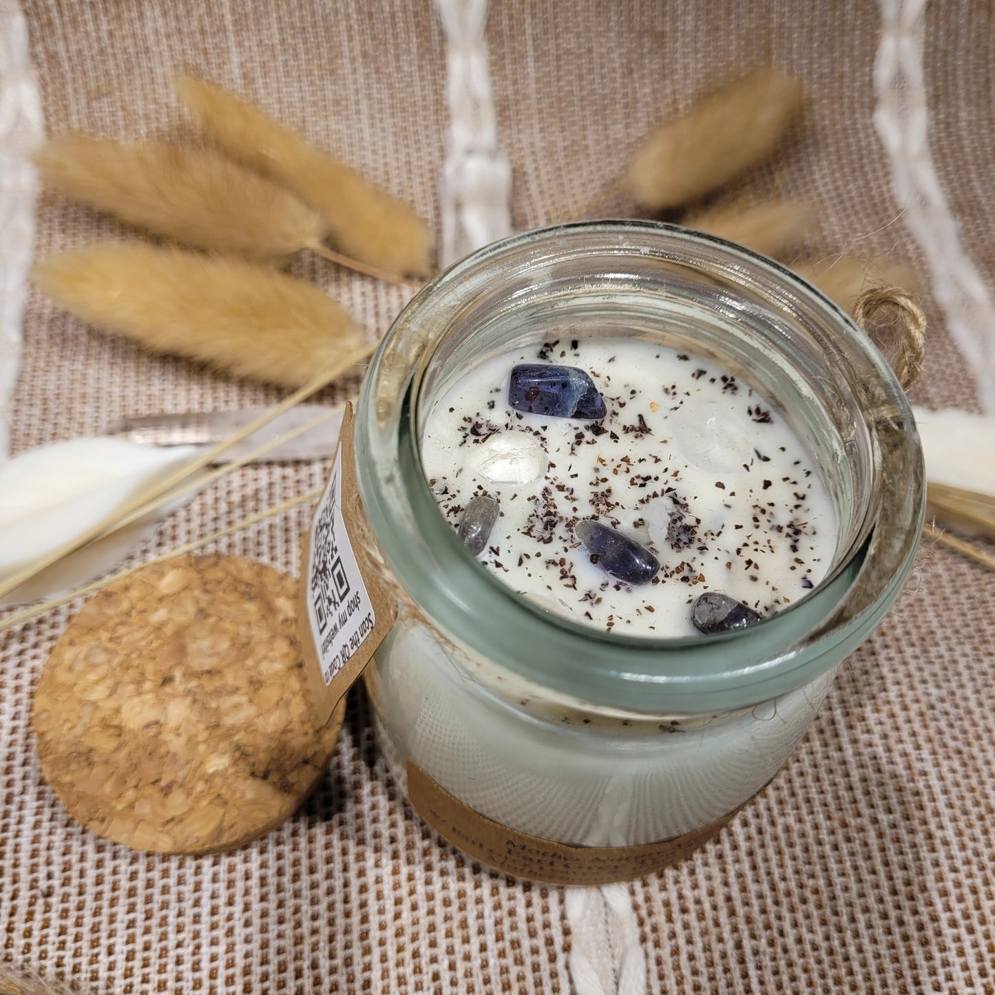 Handmade Soy Wax Crystal Candle