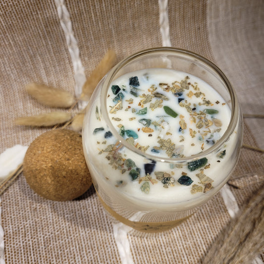 Handmade Soy Wax Crystal Candle