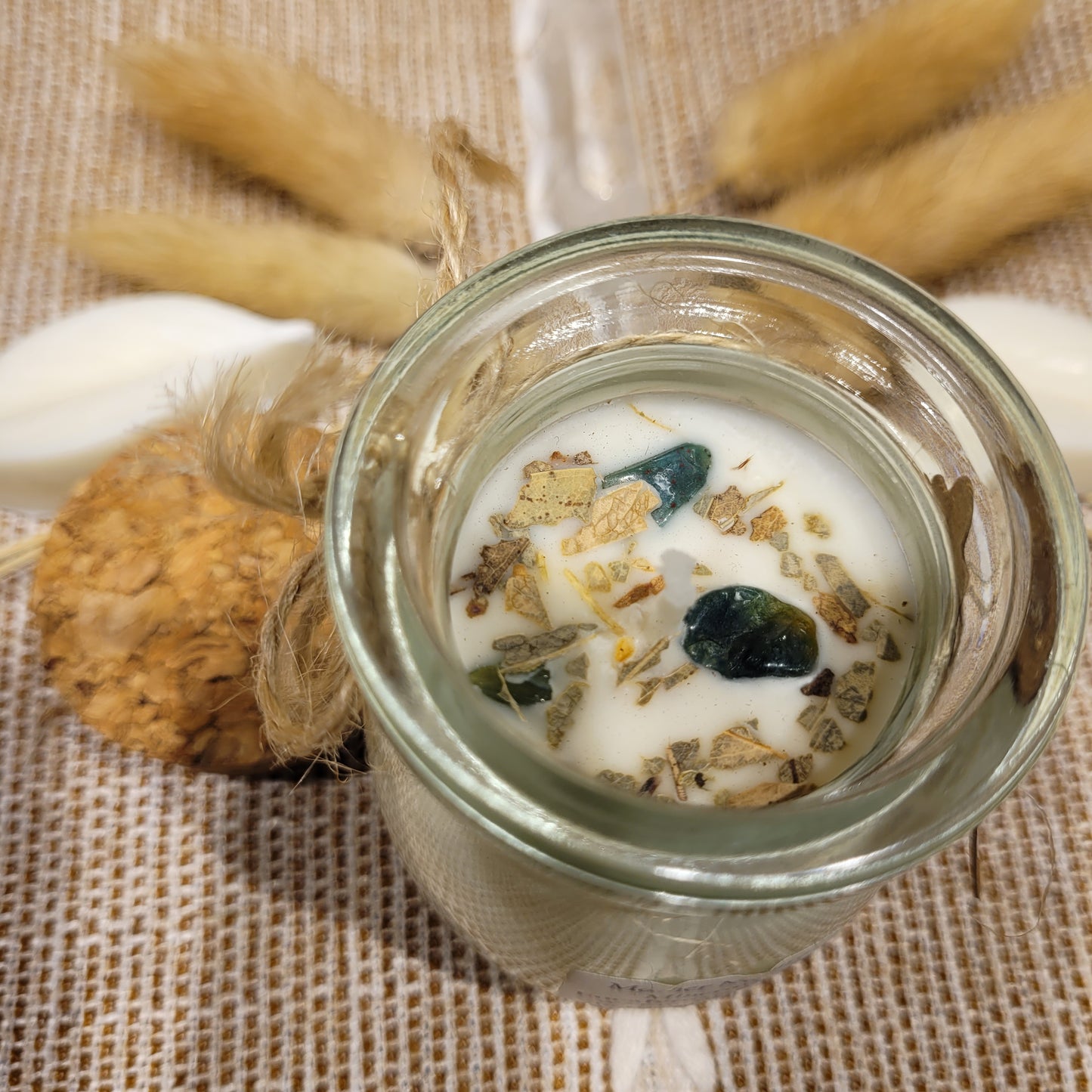 Handmade Soy Wax Crystal Candle