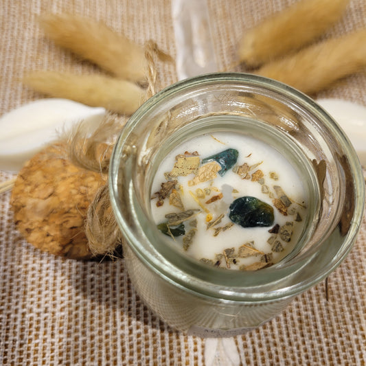 Handmade Soy Wax Crystal Candle