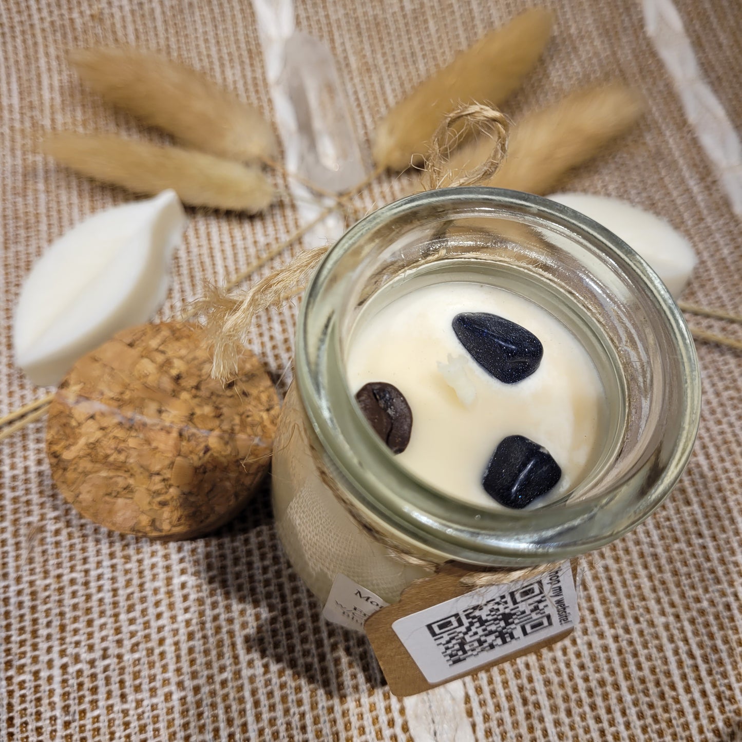 Handmade Soy Wax Crystal Candle