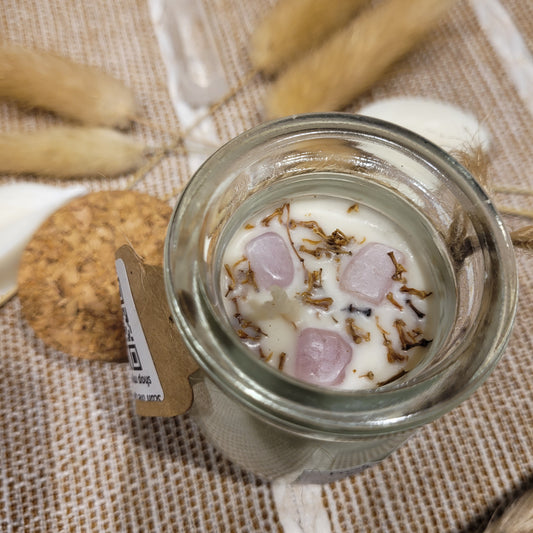 Handmade Soy Wax Crystal Candle