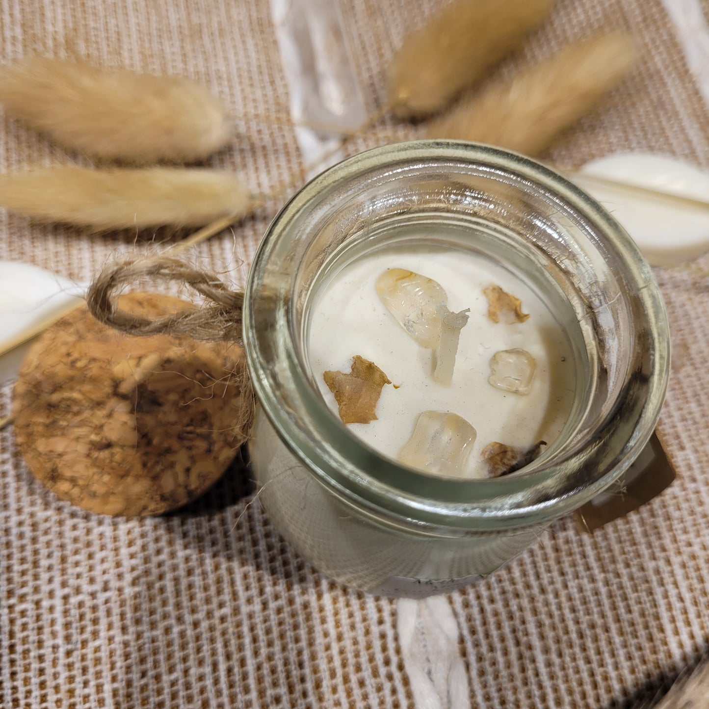 Handmade Soy Wax Crystal Candle