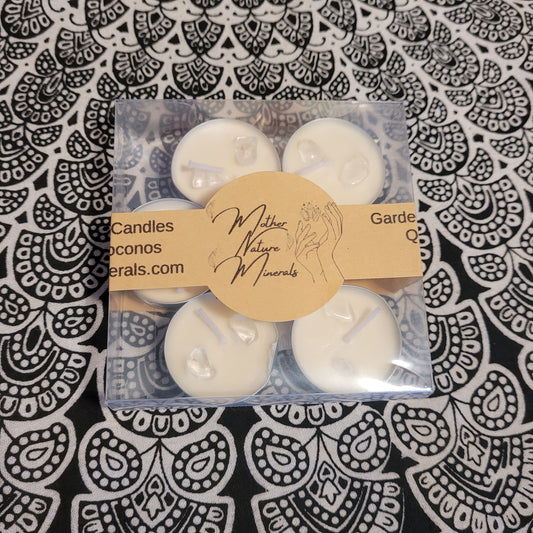 Soy wax crystal scented tealights