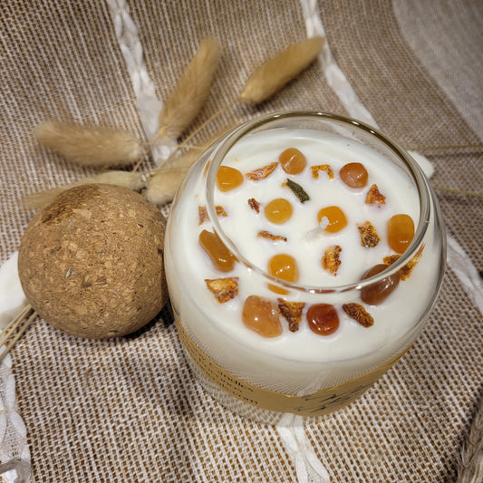 Handmade Soy Wax Crystal Candle
