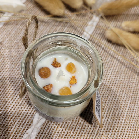 Handmade Soy Wax Crystal Candle