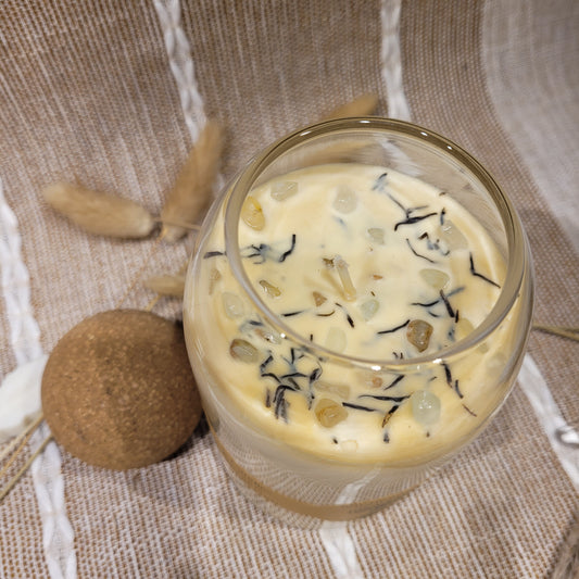 Handmade Soy Wax Crystal Candle