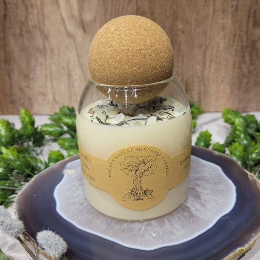 Handmade Soy Wax Crystal Candle