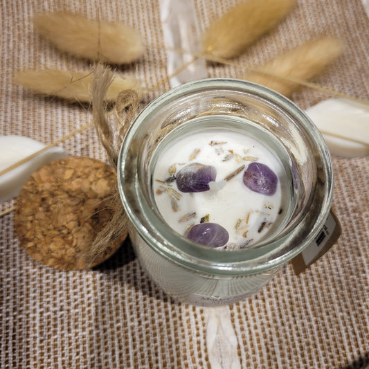 Handmade Soy Wax Crystal Candle
