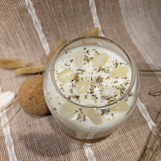 Handmade Soy Wax Crystal Candle