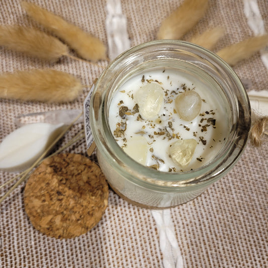Handmade Soy Wax Crystal Candle
