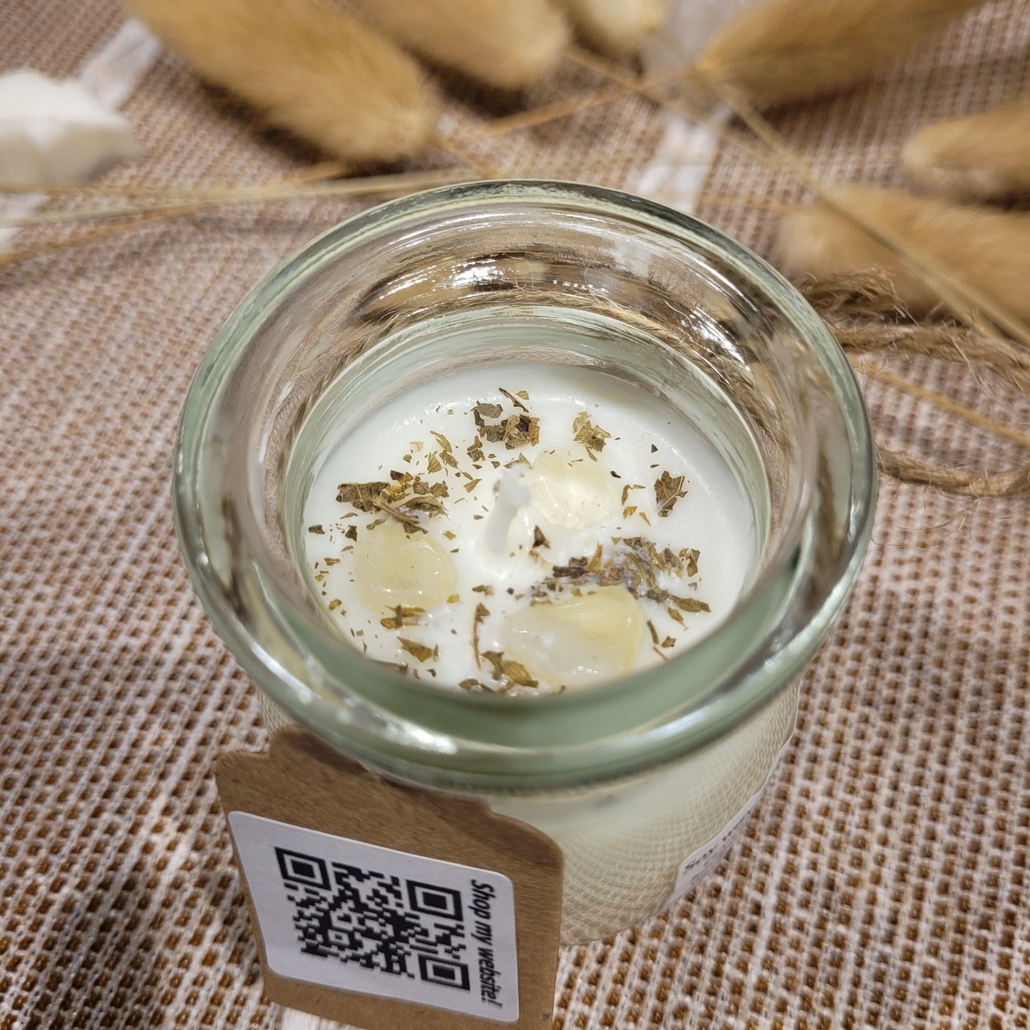 Handmade Soy Wax Crystal Candle