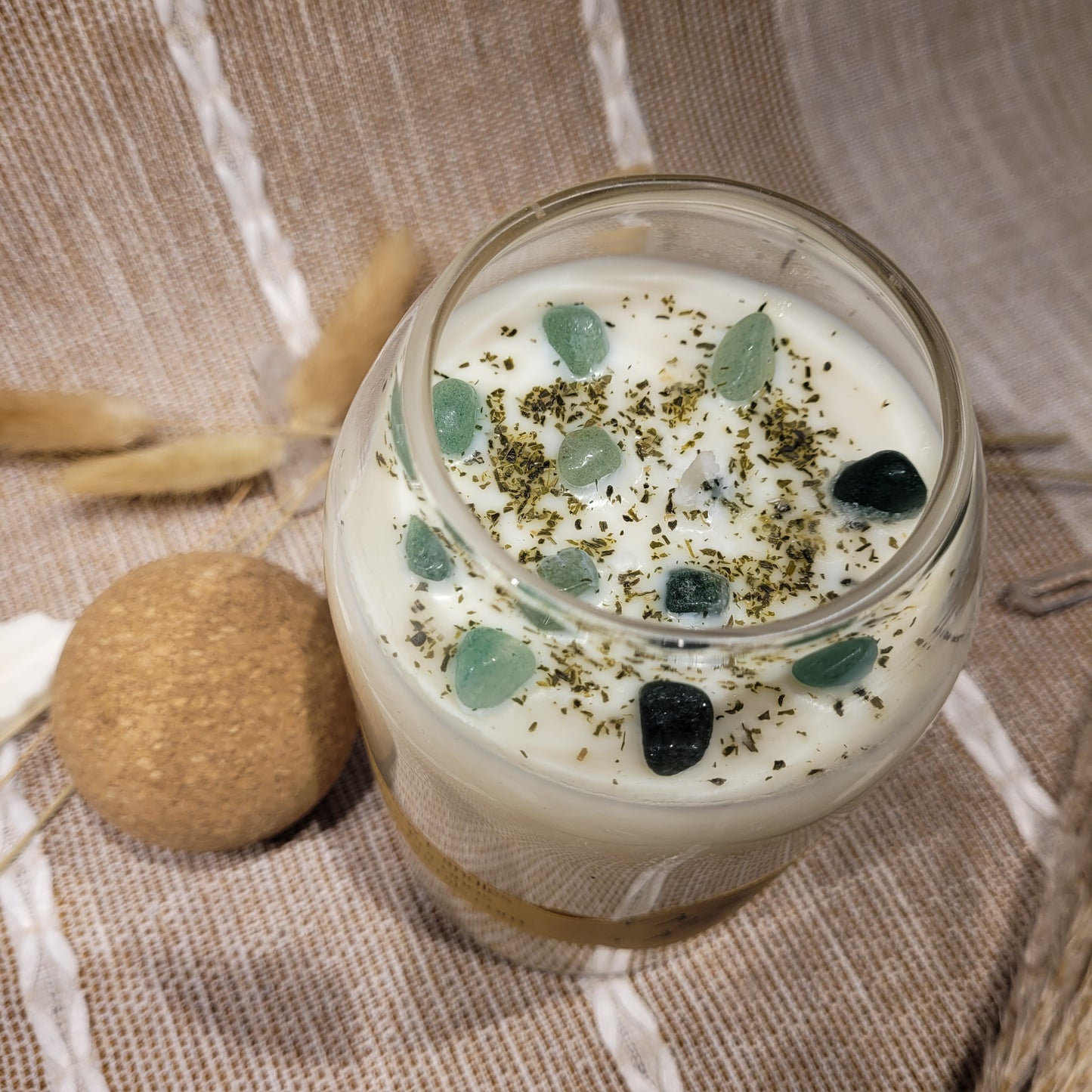 Handmade Soy Wax Crystal Candle