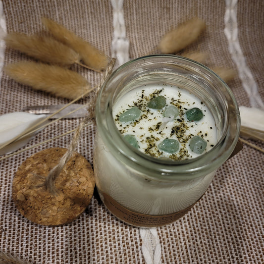 Handmade Soy Wax Crystal Candle