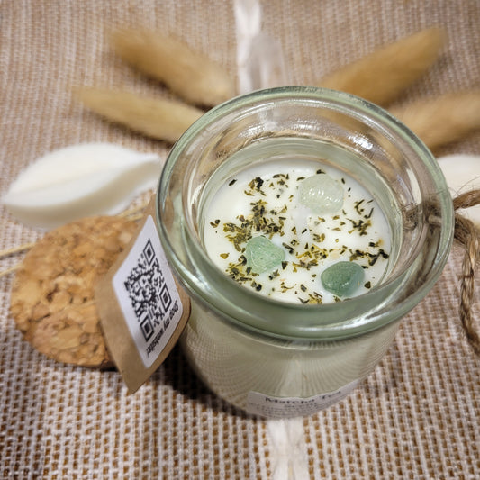 Handmade Soy Wax Crystal Candle