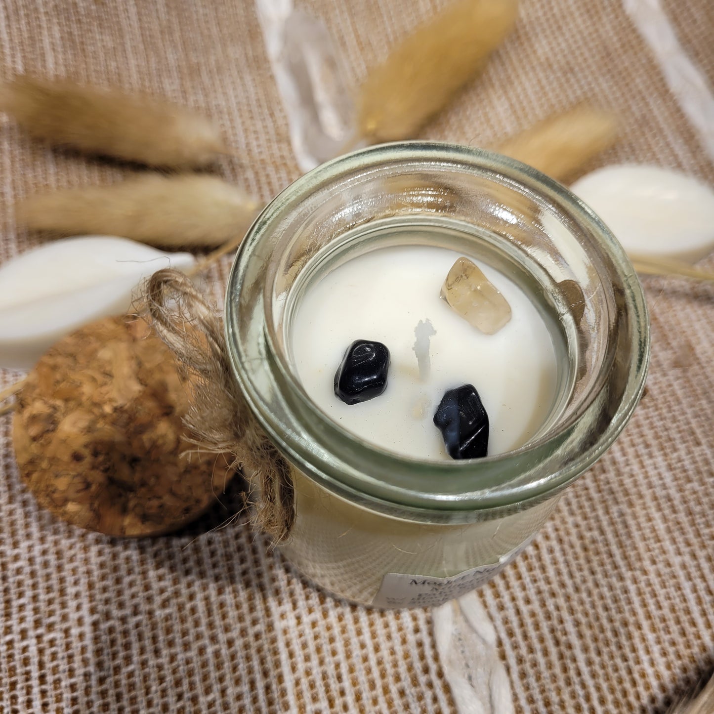 Handmade Soy Wax Crystal Candle