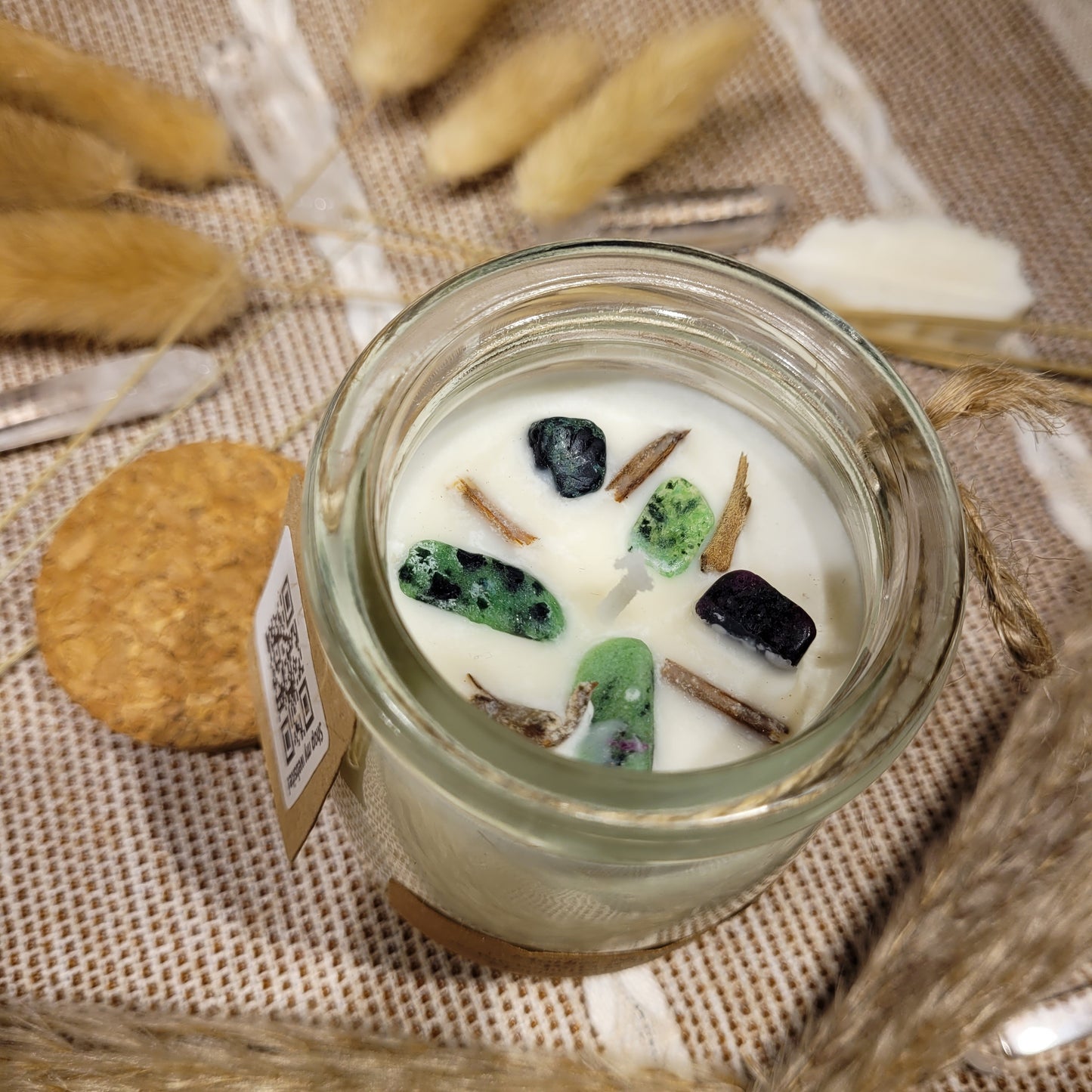 Handmade Soy Wax Crystal Candle