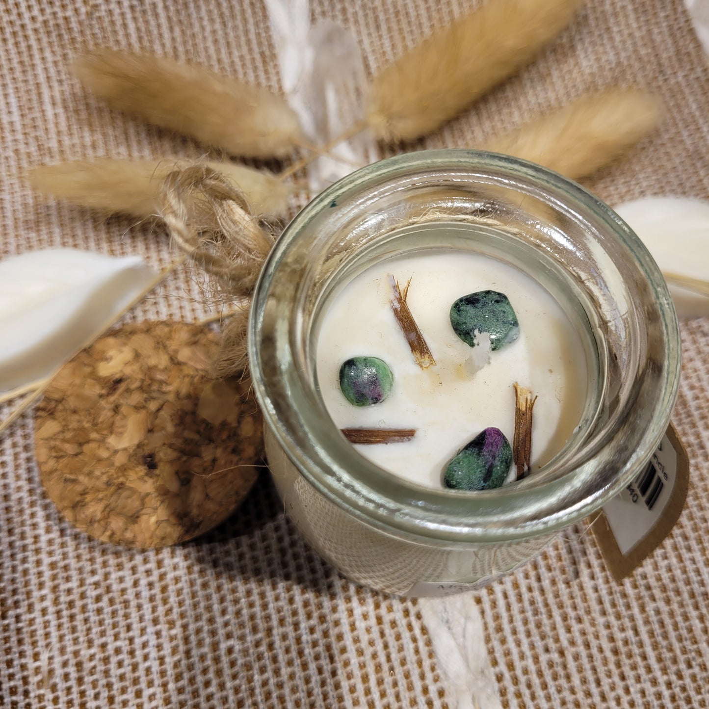 Handmade Soy Wax Crystal Candle