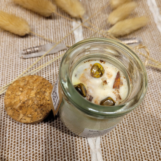 Handmade Soy Wax Crystal Candle