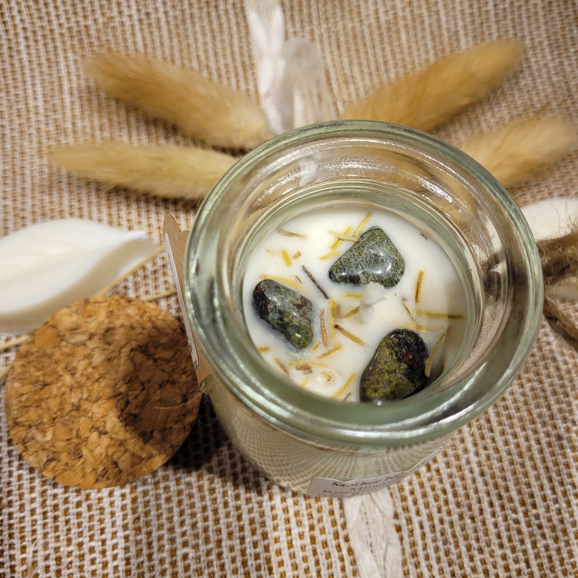 Handmade Soy Wax Crystal Candle
