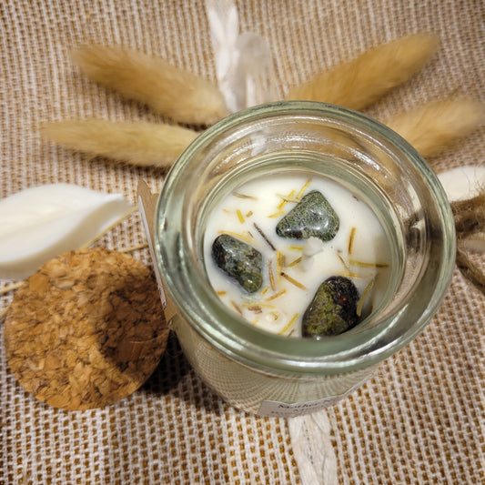 Handmade Soy Wax Crystal Candle