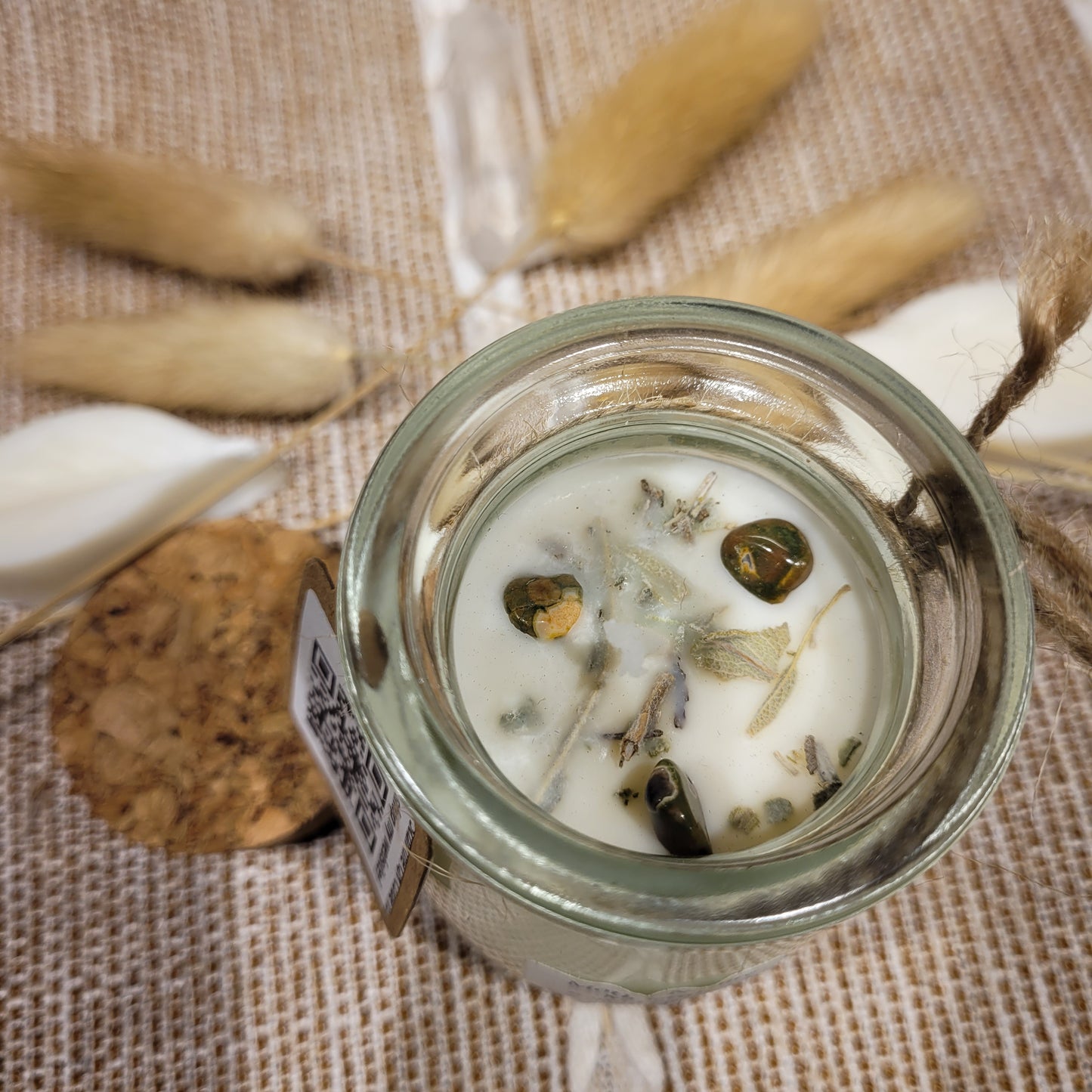Handmade Soy Wax Crystal Candle