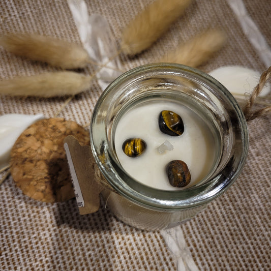 Handmade Soy Wax Crystal Candle
