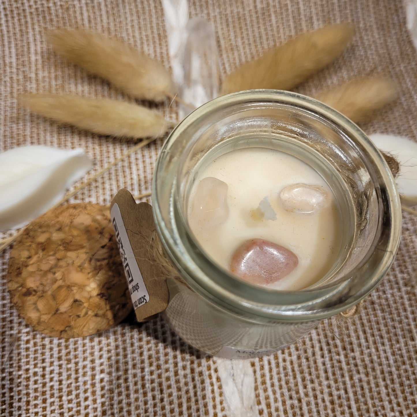 Handmade Soy Wax Crystal Candle