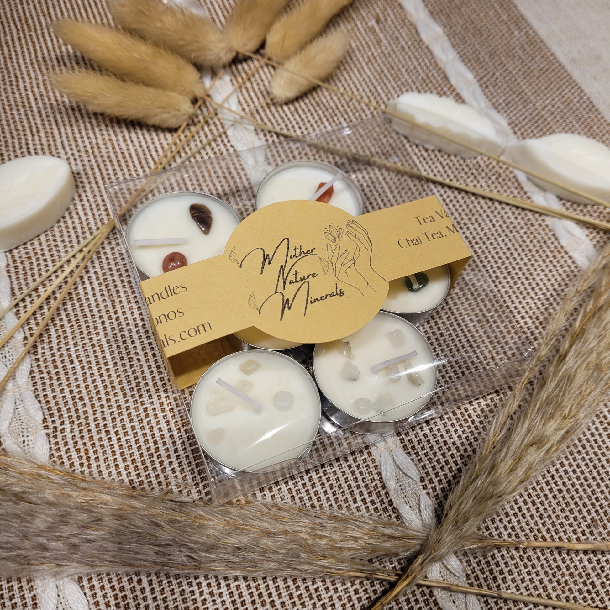 Soy Wax Crystal Scented Tealights Candles