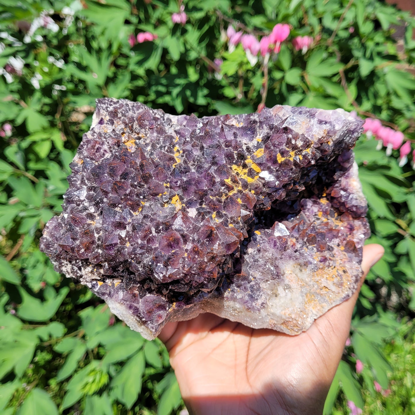 Large Statement Amethyst Geode Freeform Self Standing