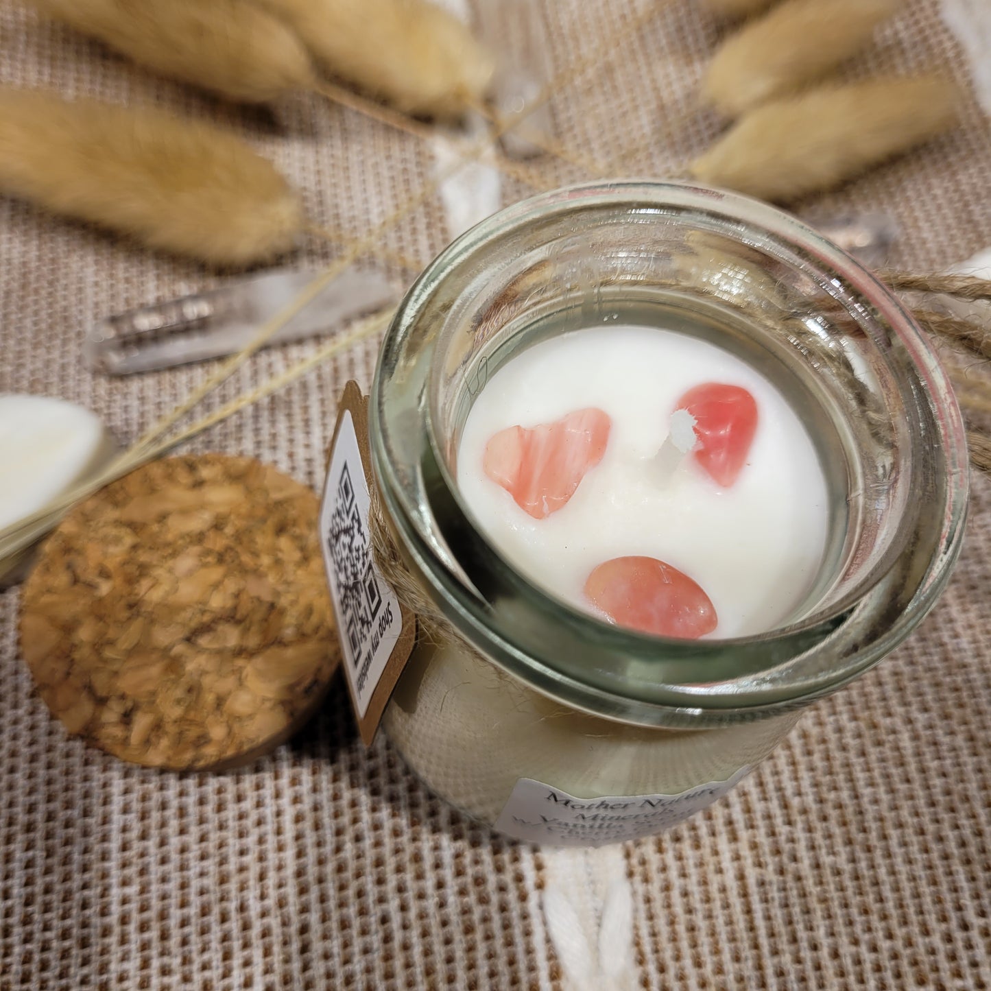 Handmade Soy Wax Crystal Candle