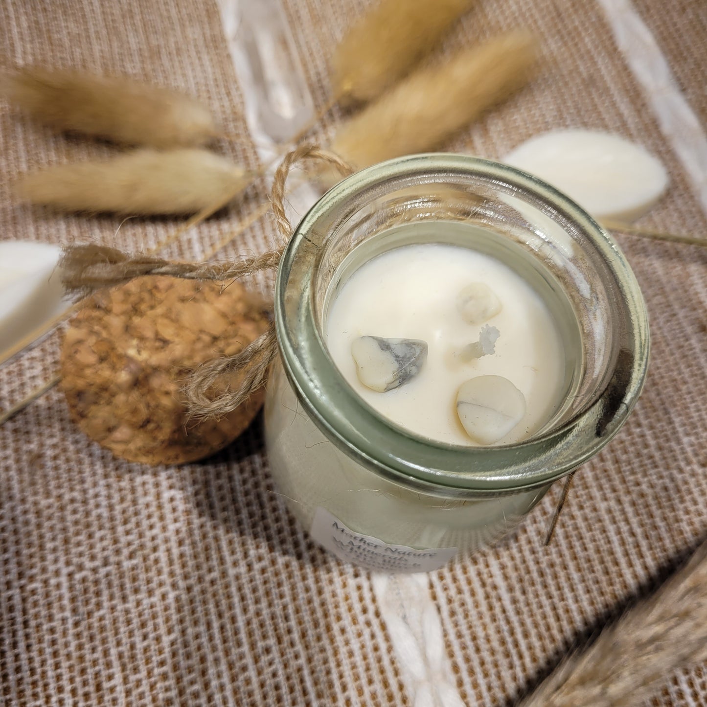 Handmade Soy Wax Crystal Candle