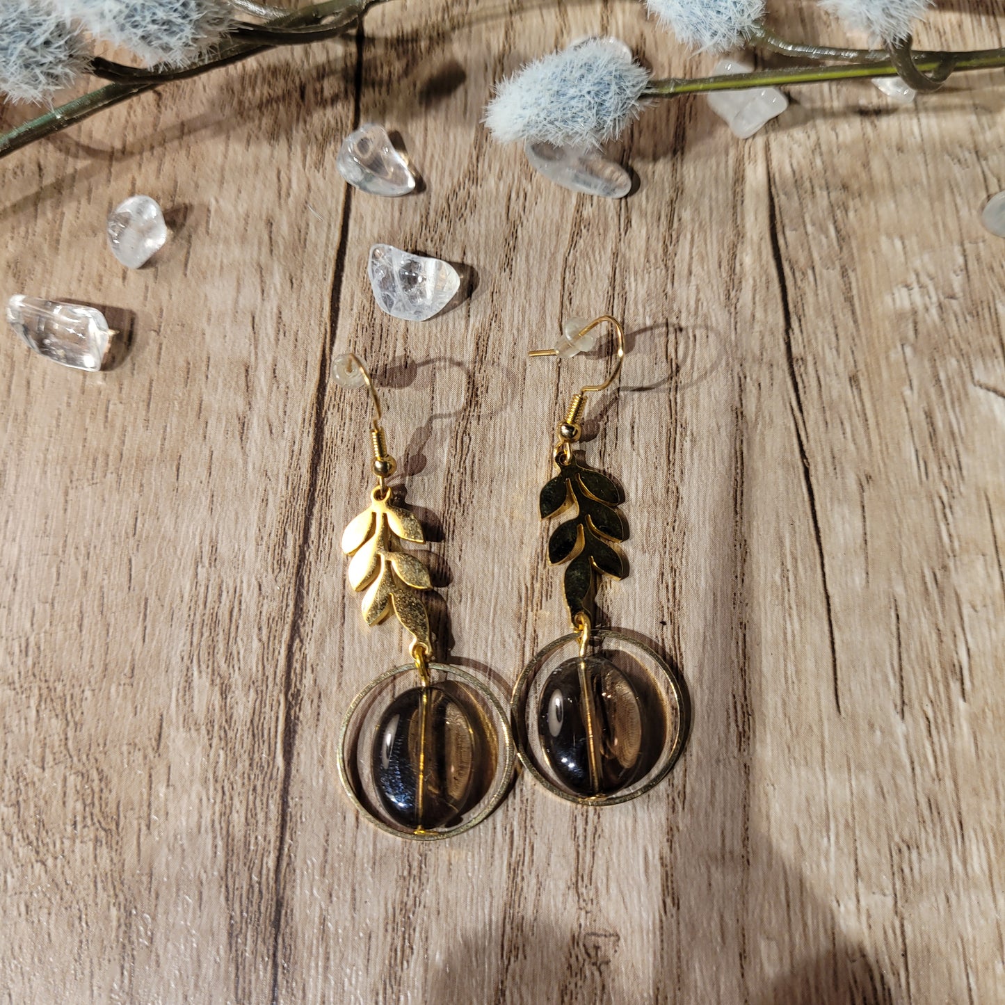 Smoky Quartz Earrings