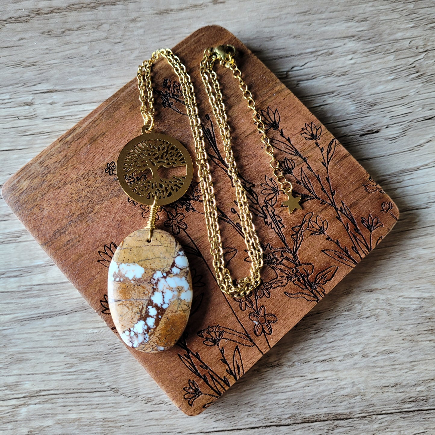 Wild Horse Jasper Necklace